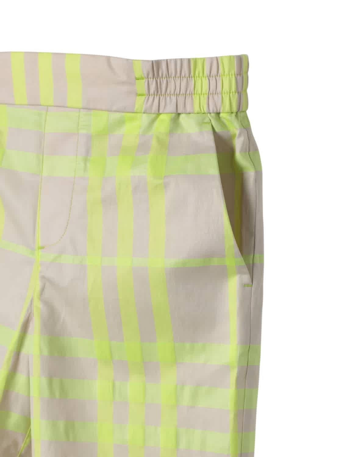 Burberry Kids Roman Check Cotton Shorts