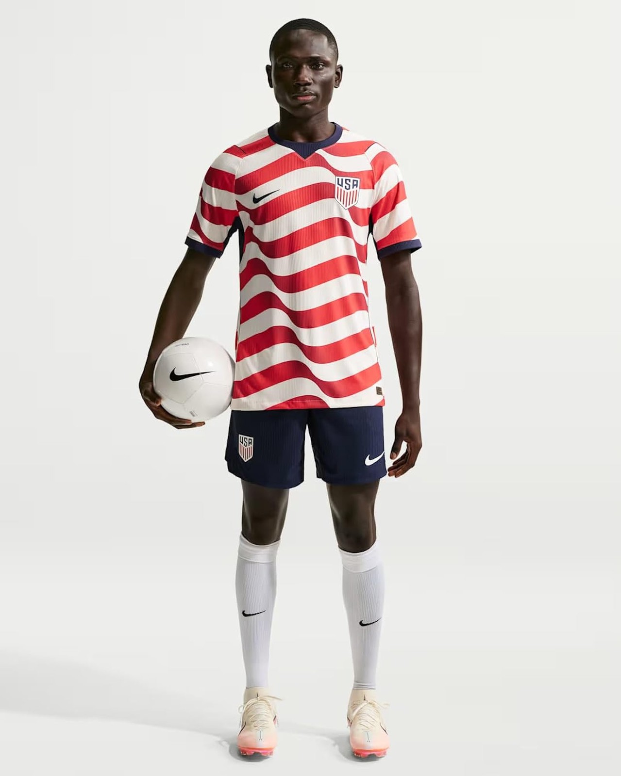 Nike US Men’s National Team Home 2026 Aero-FIT Soccer Authentic Jersey IB5183-13