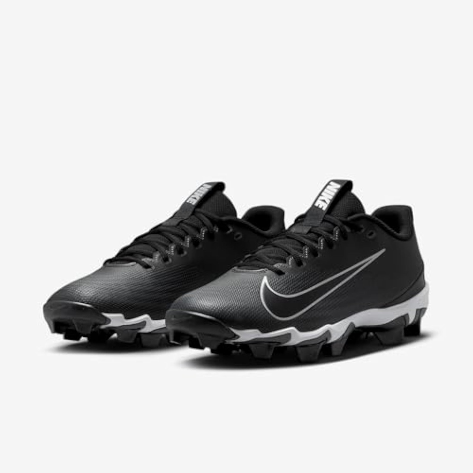Nike Vapor Shark 3 Football Cleats (FB3304-002, Black/Dark Grey/White/Black) Siz