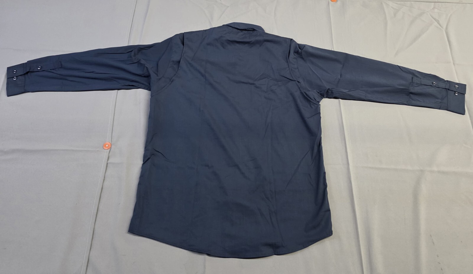 Carhartt Mens Long-Sleeve Button-Down Work Shirt, Navy