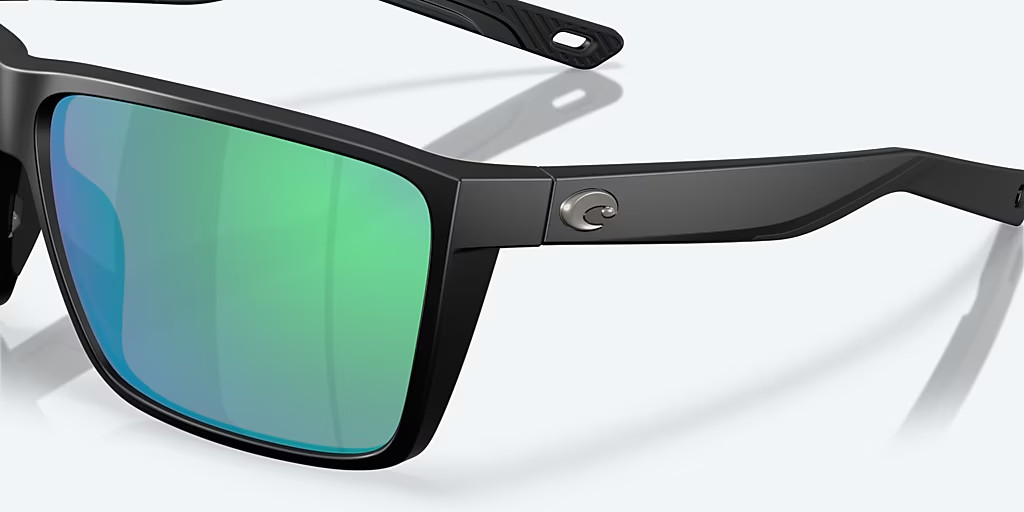 Costa Del Mar Rincon II Matte Black/Green Mirror 580G POLARIZED Sunglasses