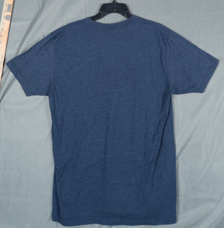 Greyson Clothiers Men’s White Wolf Head Graphic T-Shirt Blue Gray LARGE