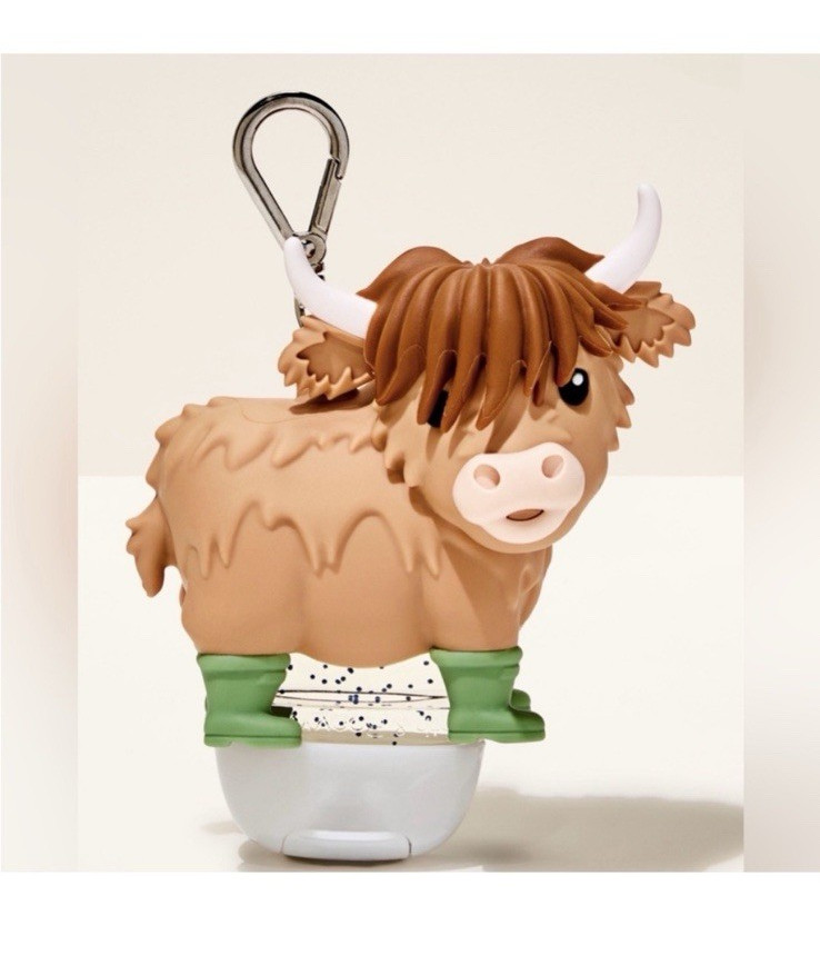 Highland Cow Bath & Body Works PocketBac Holder New with Tags