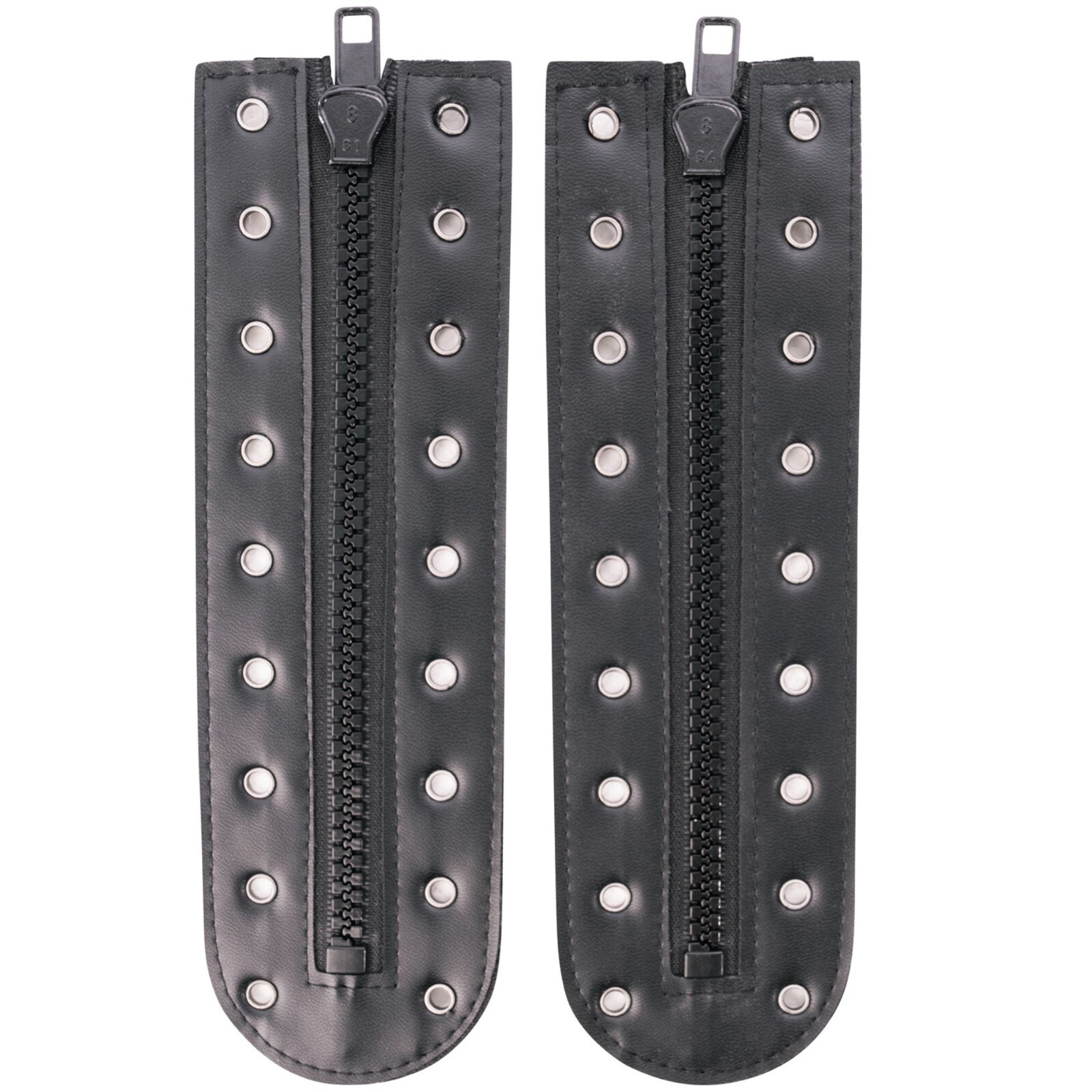 Black Leather Zipper Boot Laces 9 Hole Set Army Military Combat & Jungle Boots