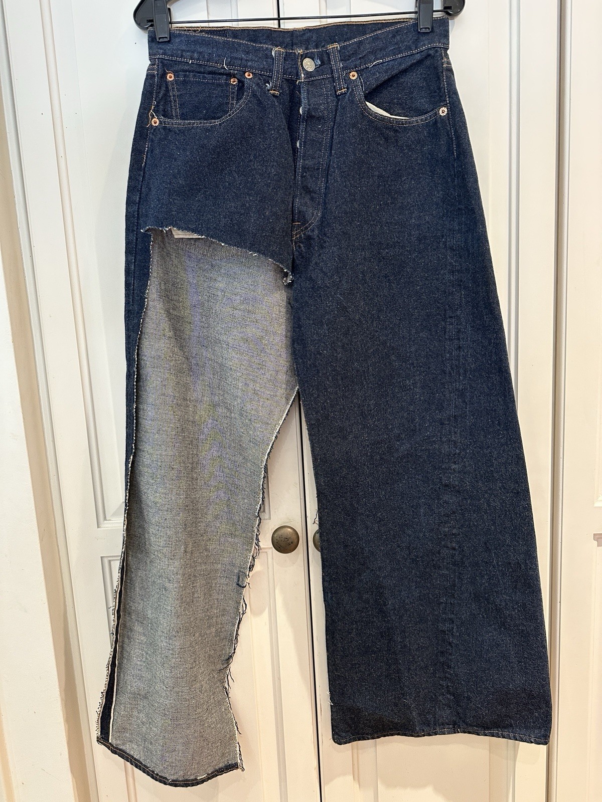 VINTAGE LATE 1960s/EARLY 70s LEVI’S 501 BIG E REDLINE JEANS – FOR PARTS / REPAIR