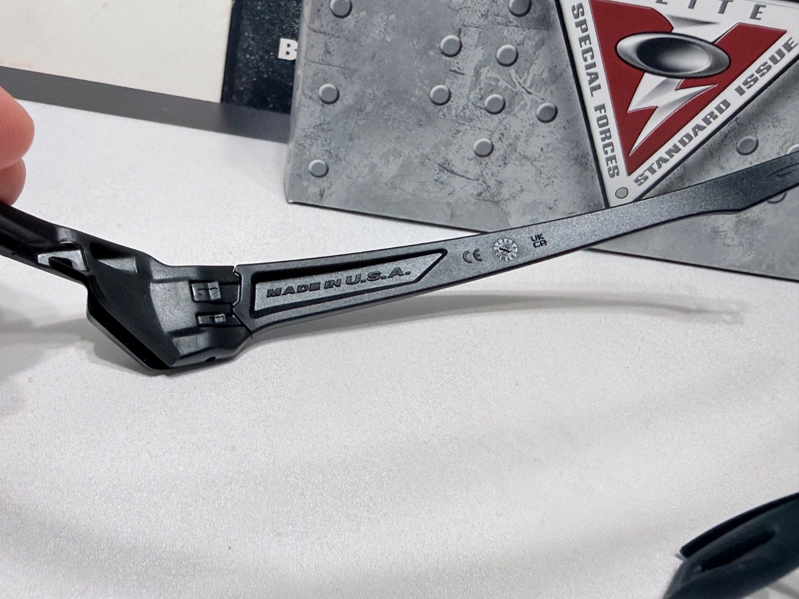 Oakley SI M Frame Alpha Matte Black Frame & Nose piece / SKU# 9206 132mm NIB
