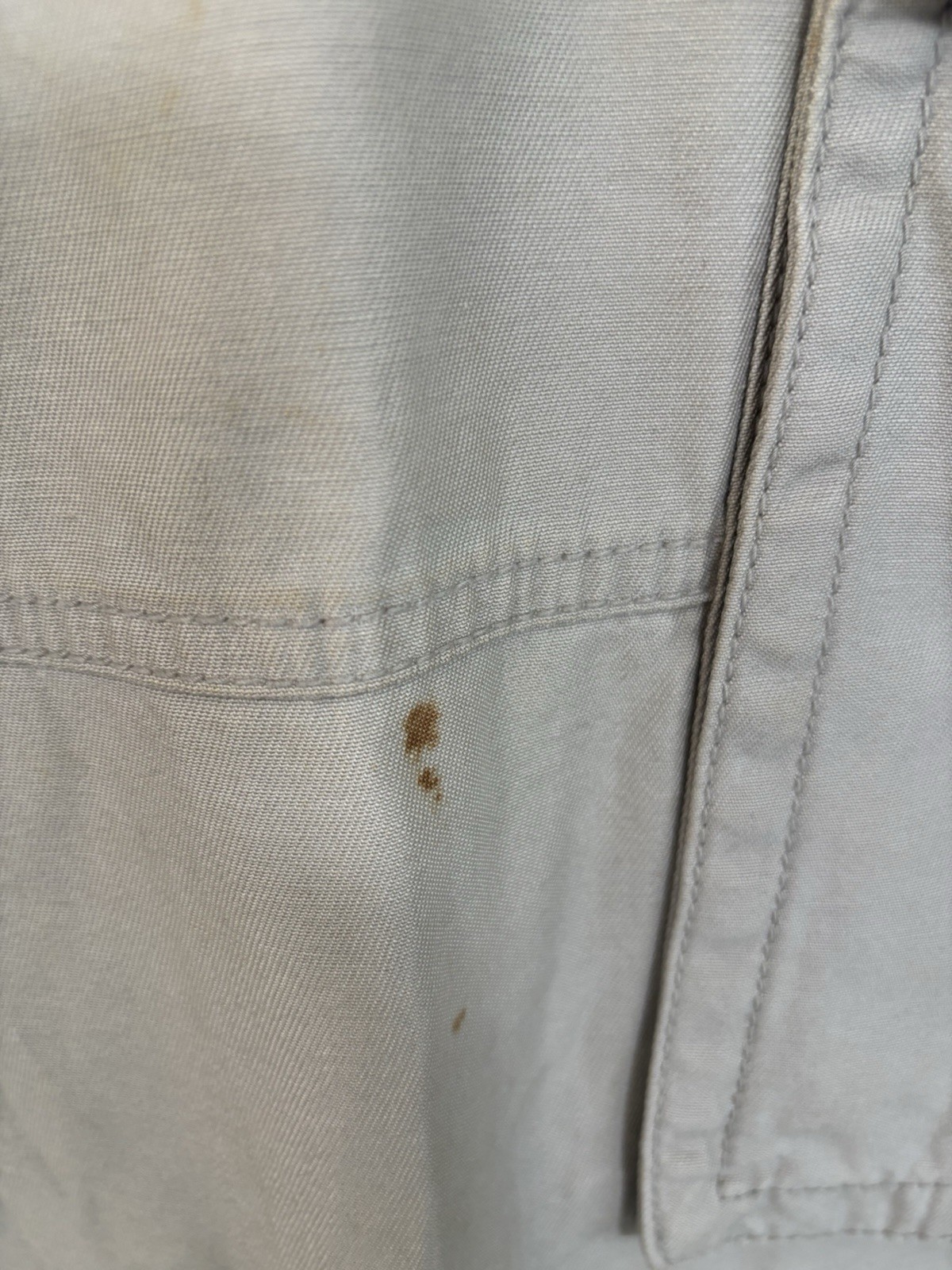 Vintage Y2k Old Navy Surplus Company Men’s Beige Cargo Pants 38W Pockets