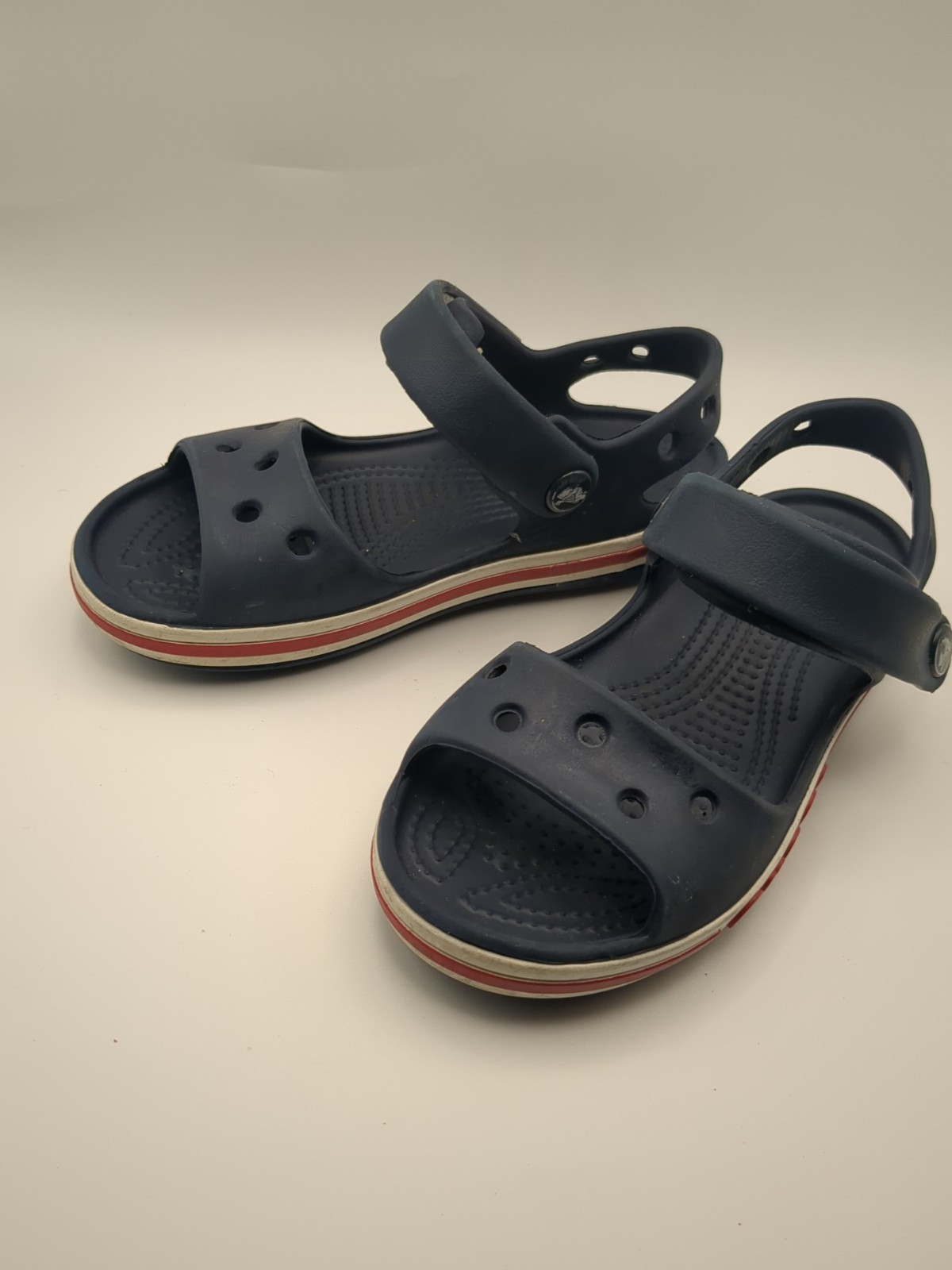 Kids Croc Bayaband Sandals Navy/ Pepper | Size C 10