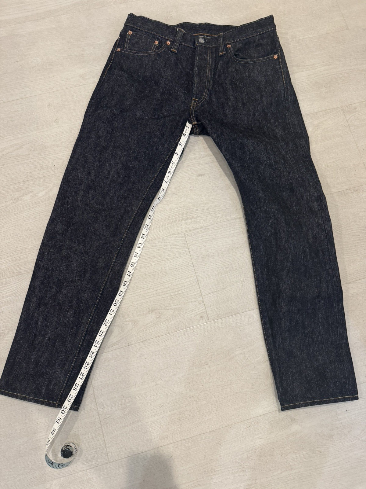 SAMURAI JEANS S511XX19oz2 19oz Selvedge Denim Slim Tapered Indigo Size 34×30