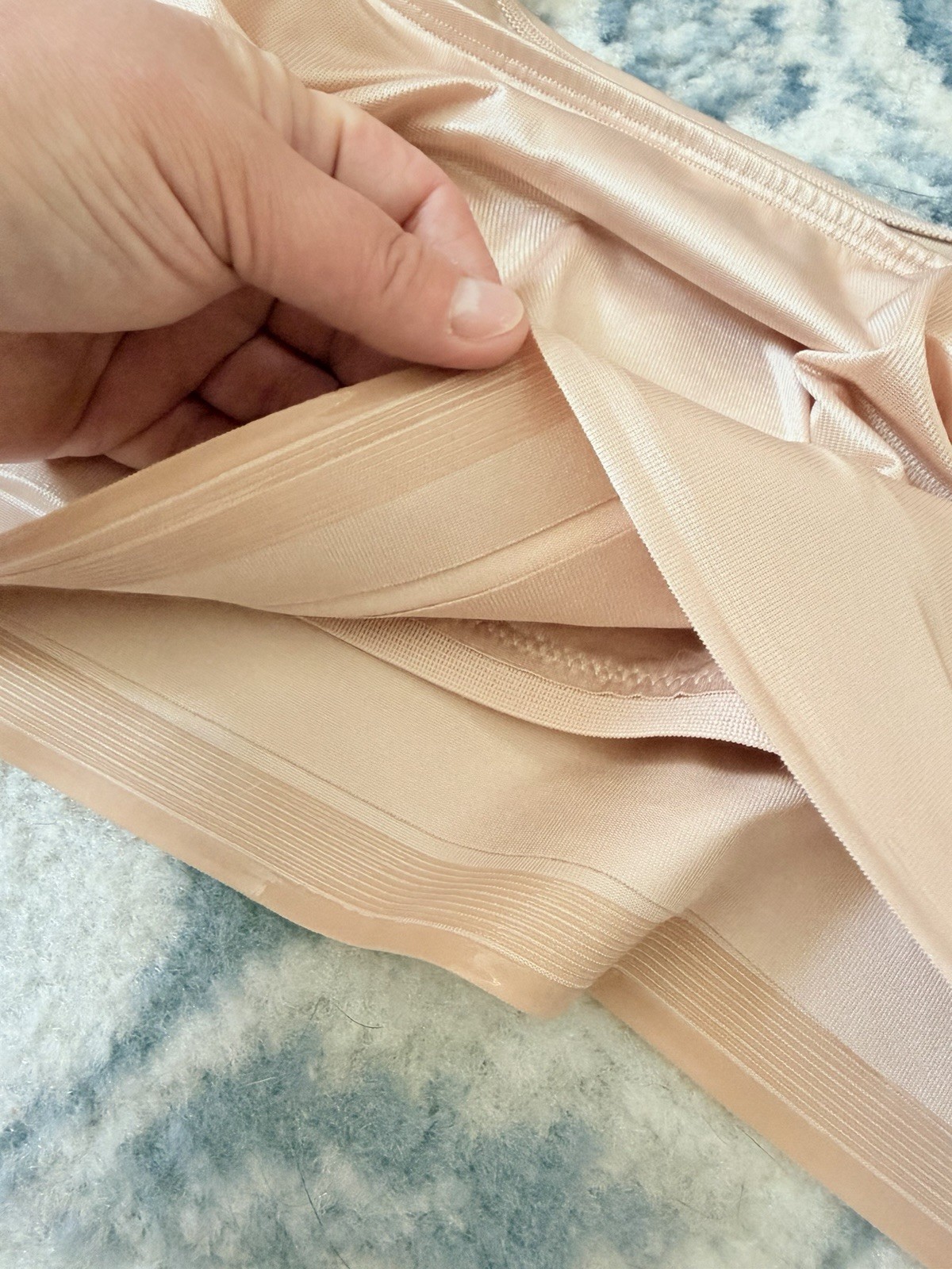 Ruby Ribbon Nursing Demiette Size 44 Nude Beige Seamless Shaping Cami Style 3037