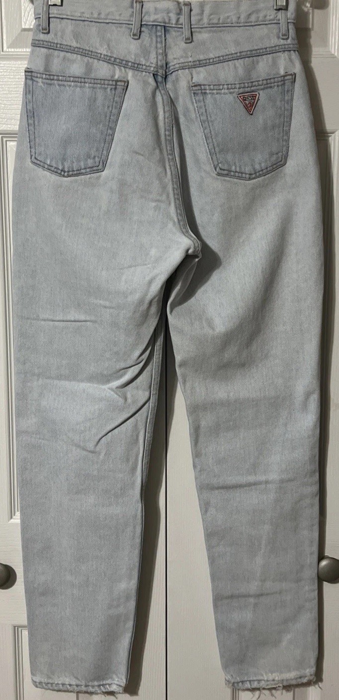 Guess Jeans Women’s Vintage 1050 High Rise Tapered Mom Style Jeans SZ 31 (27×30)