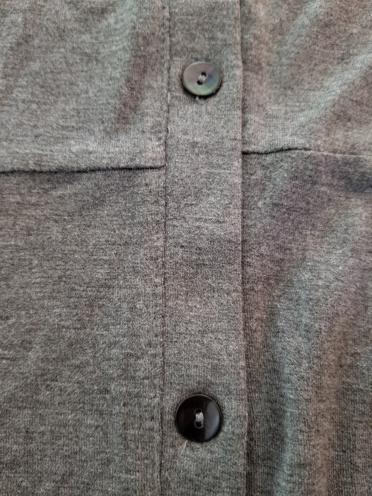 LOGO Lori Goldstein V-Neck Button Front Sharkbite Vest, Gray, Women’s Plus Size