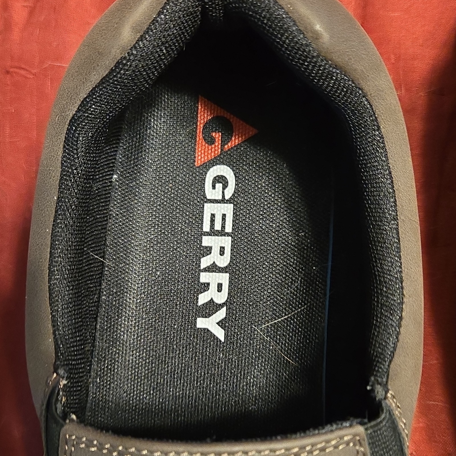Gerry Men’s Brown Suede Slip-On Casual Shoes Round Toe Rubber Sole Size 11