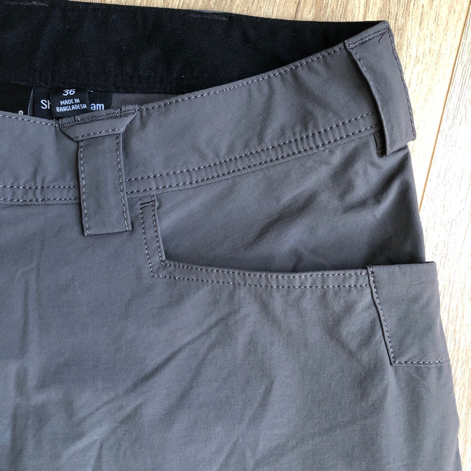 TRUEWERK T1 Werkshorts Mens Size 36 Gray Cargo Shorts Utility Work Outdoor