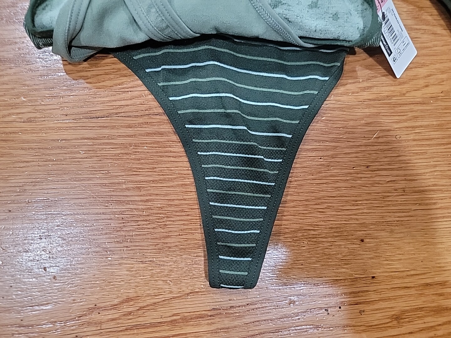 Kindly Yours Green Animal Print Seamless Thong Panties 3Pk XS S M L XL 2XL 3XL