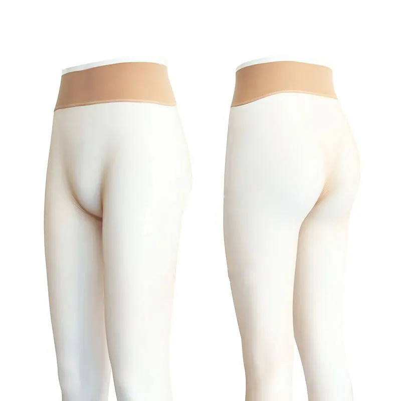 0D Ultra-Thin Deep Crotch Seamless Pantyhose Invisible Stockings Velvet Tights