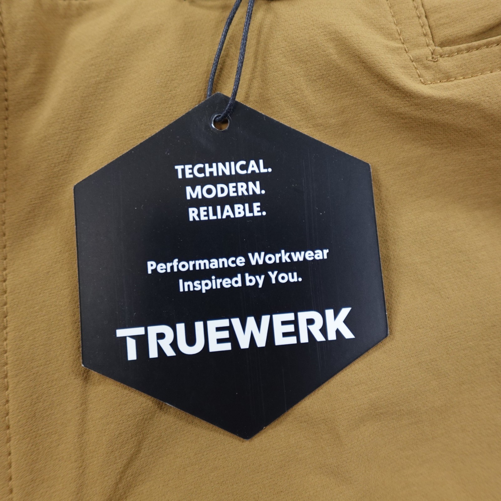 Truewerk T1 Werkpant Pants Mens 38 Brown Tech Cargo Work Performance Stretch NWT