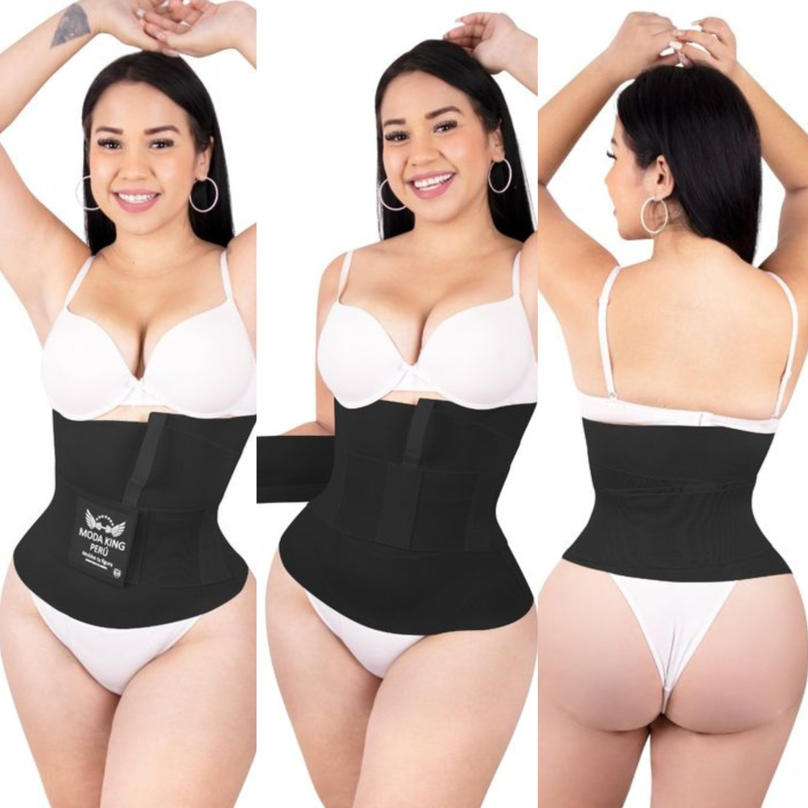 Fajas Moda King Peru Hourglass Waist Trainer Cinturilla Reloj de Arena