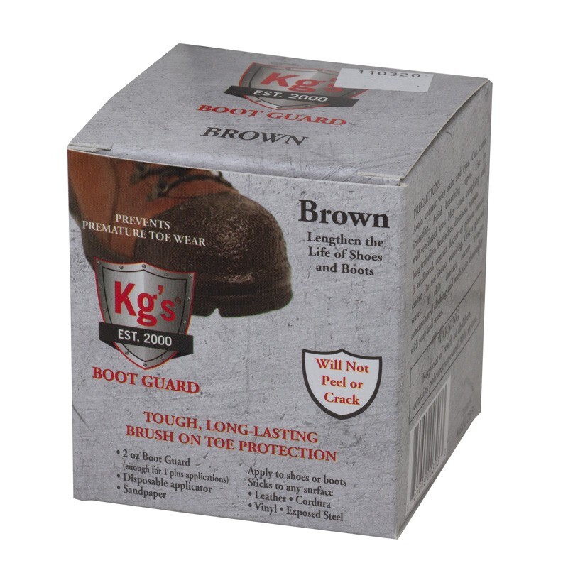 Kg’s Boot Guard Brush On Toe Protection Liquid for Tough Long-Lasting Safety