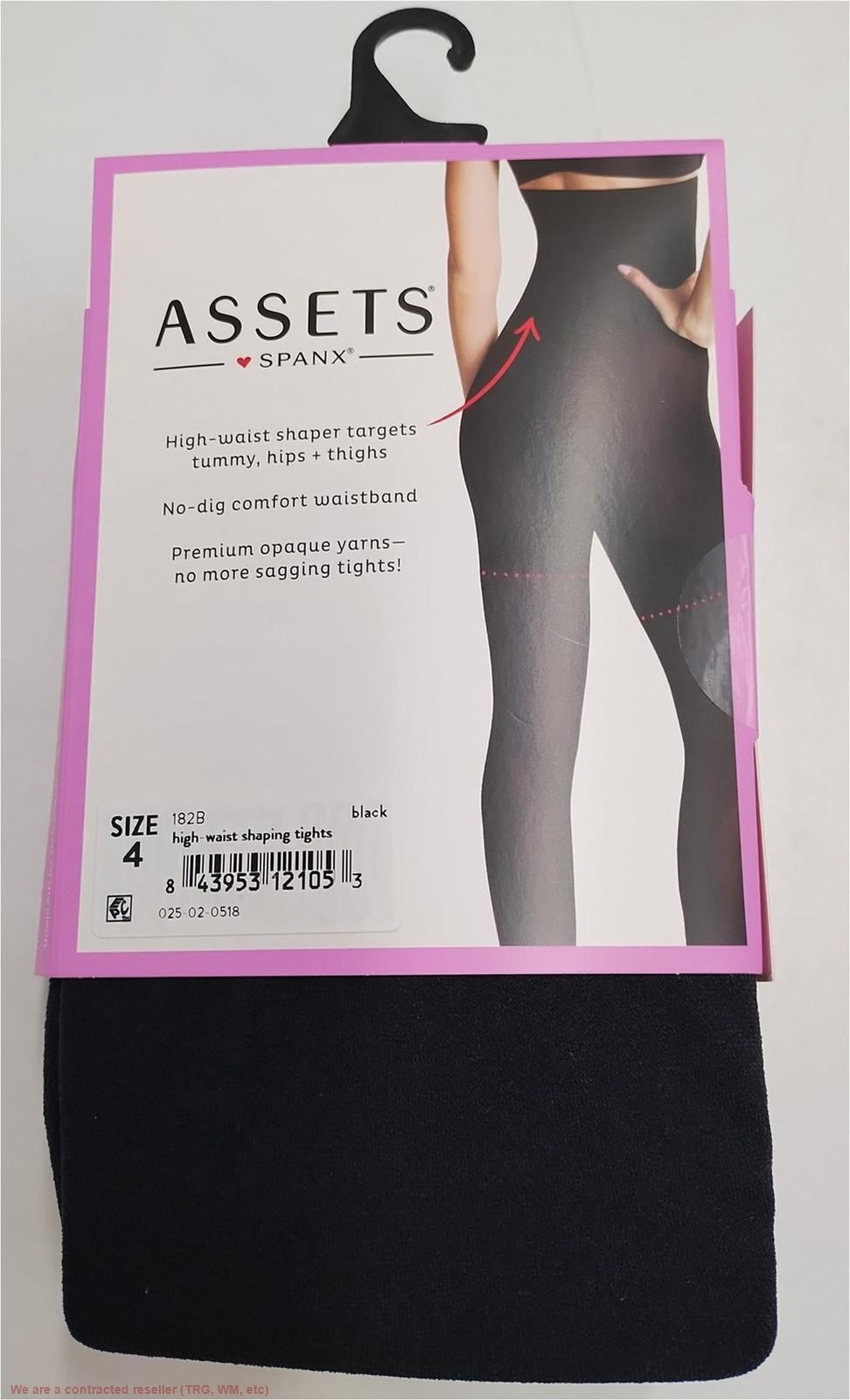 LOT OF 3!!! ASSETS by SPANX Women’s High-Waist Shaping Tights Size 4 Black -182B