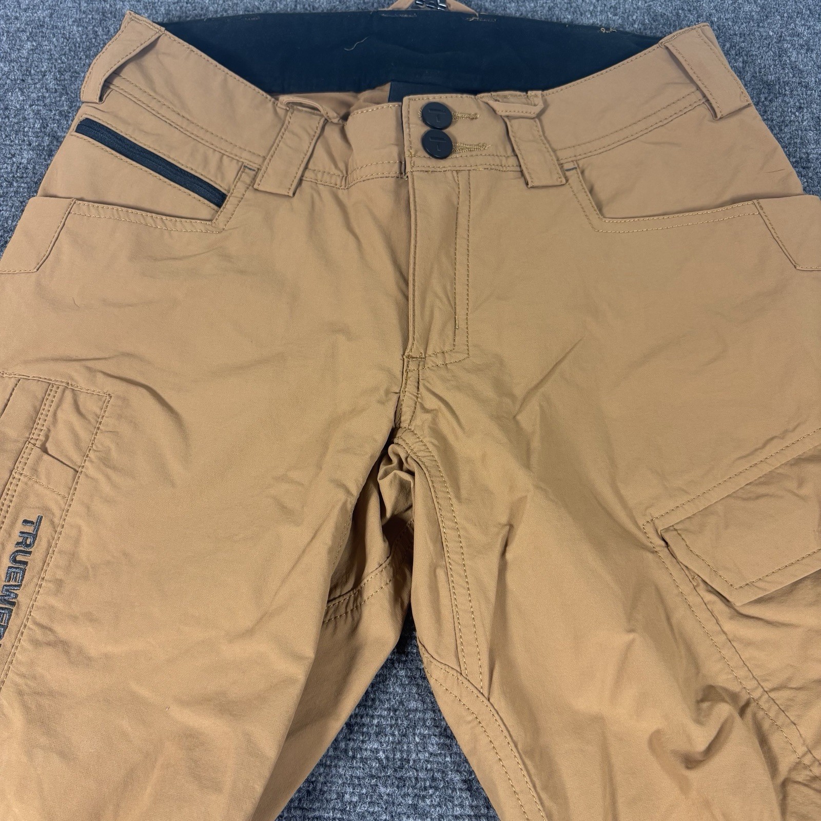 Truewerk T1 Werkpant Pants Womens 6 Brown Cargo Workwear Stretch Nylon 29×31