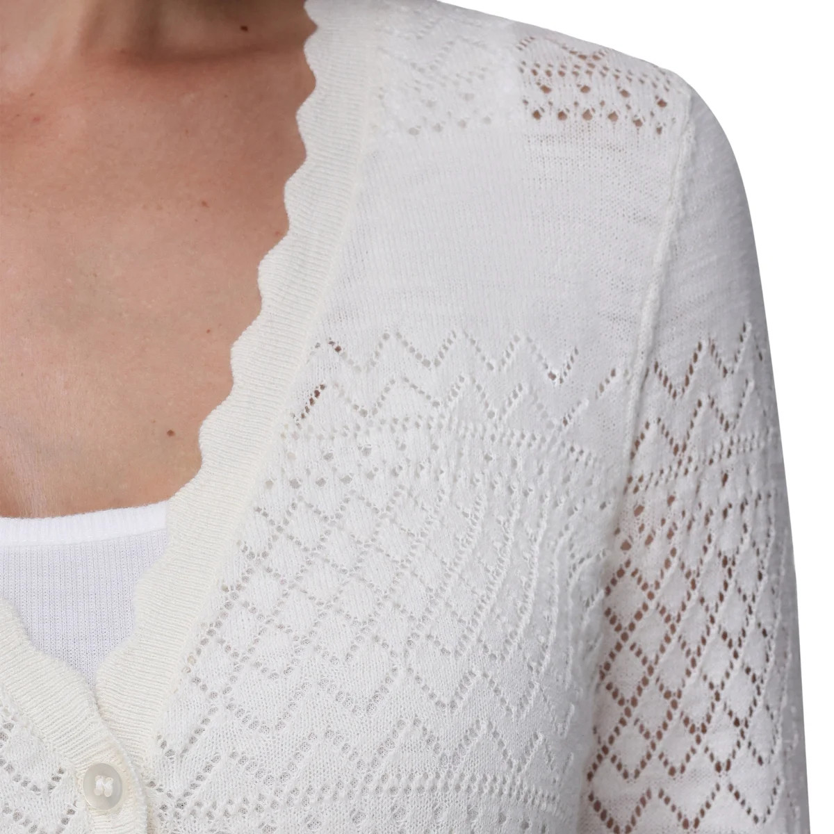 Frye Women’s Pointelle Cardigan