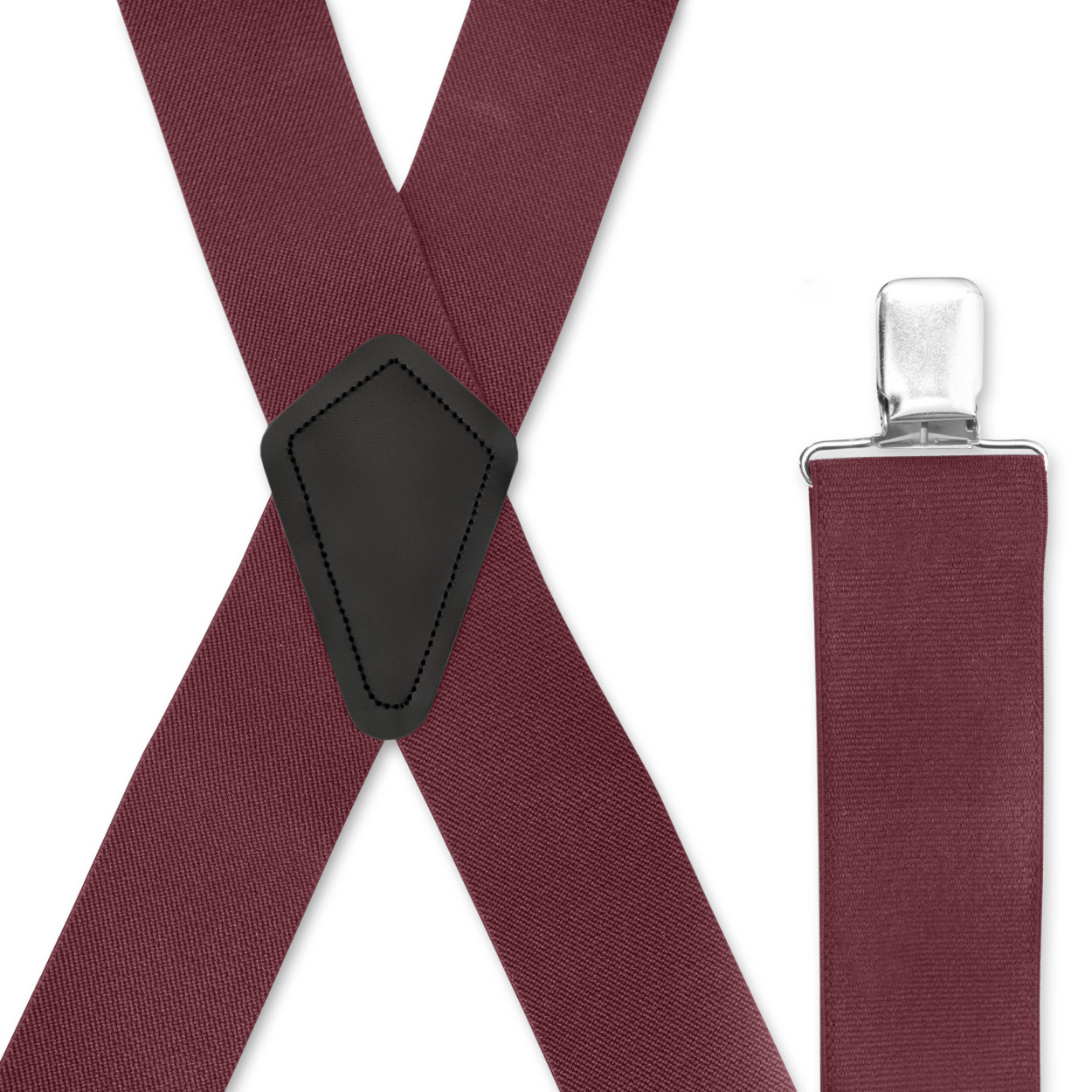 Men’s Suspenders – Strong Clips, Many Colors, X Style 1.5″ & 2″, USA Made