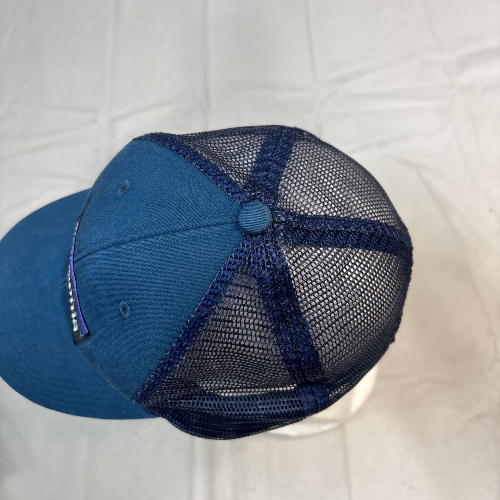 PATAGONIA CAP P6 Logo Lo-pro Trucker Cap Blue Hat Unisex Snapback
