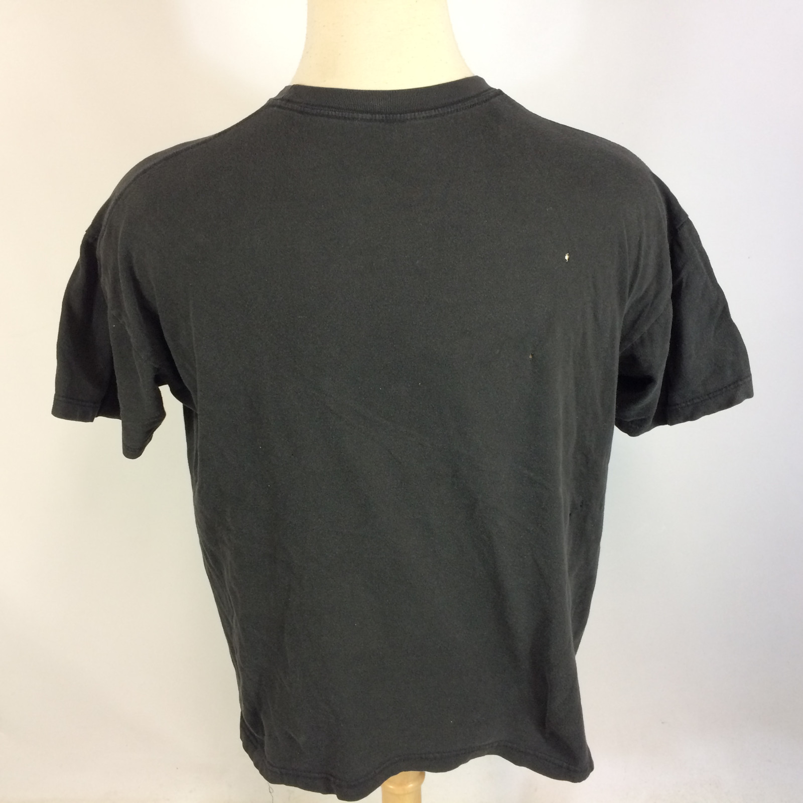 Vtg 80s 90s Distresssed T Shirt Black Trucker Motorcycle Biker Grunge Horse