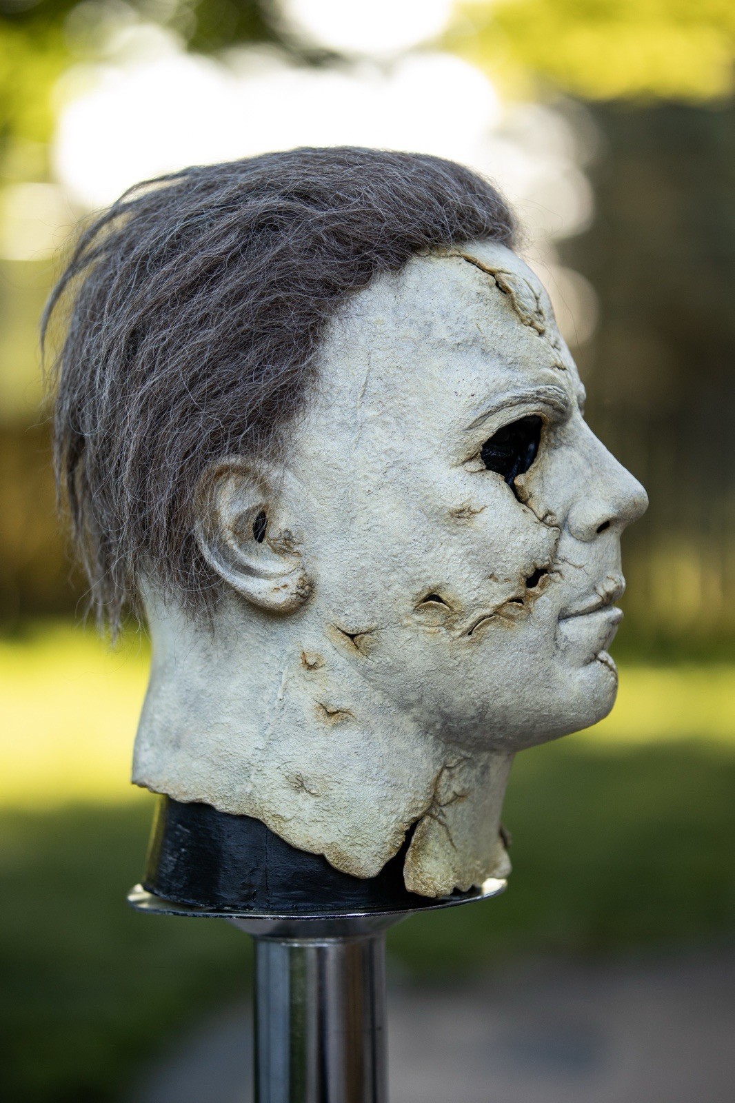 Dela Torre Gen 3 Buried Rob zombie Michael Myers mask with black inner shell
