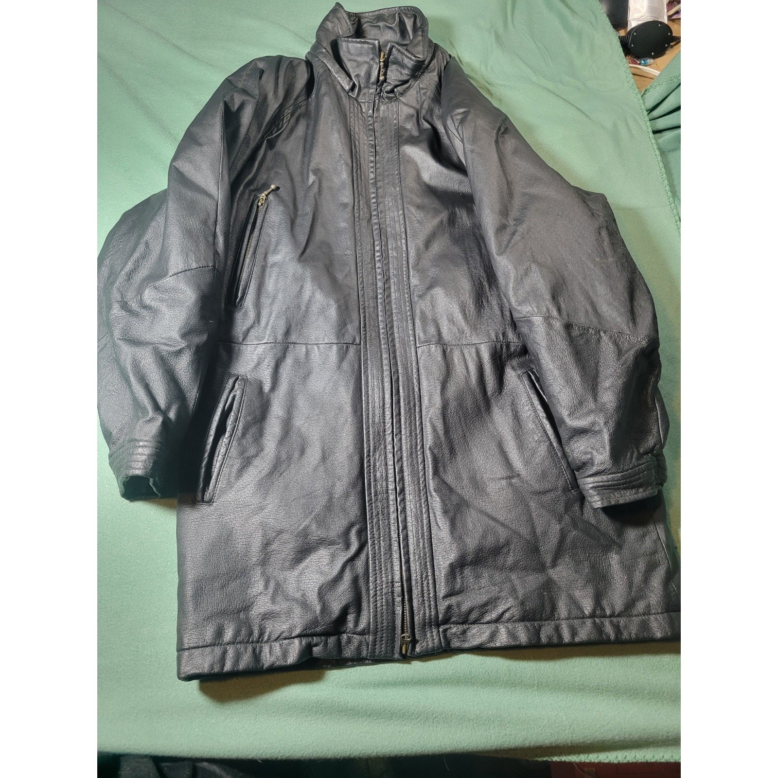 Women’s Wilsons Black Leather Jacket Size L