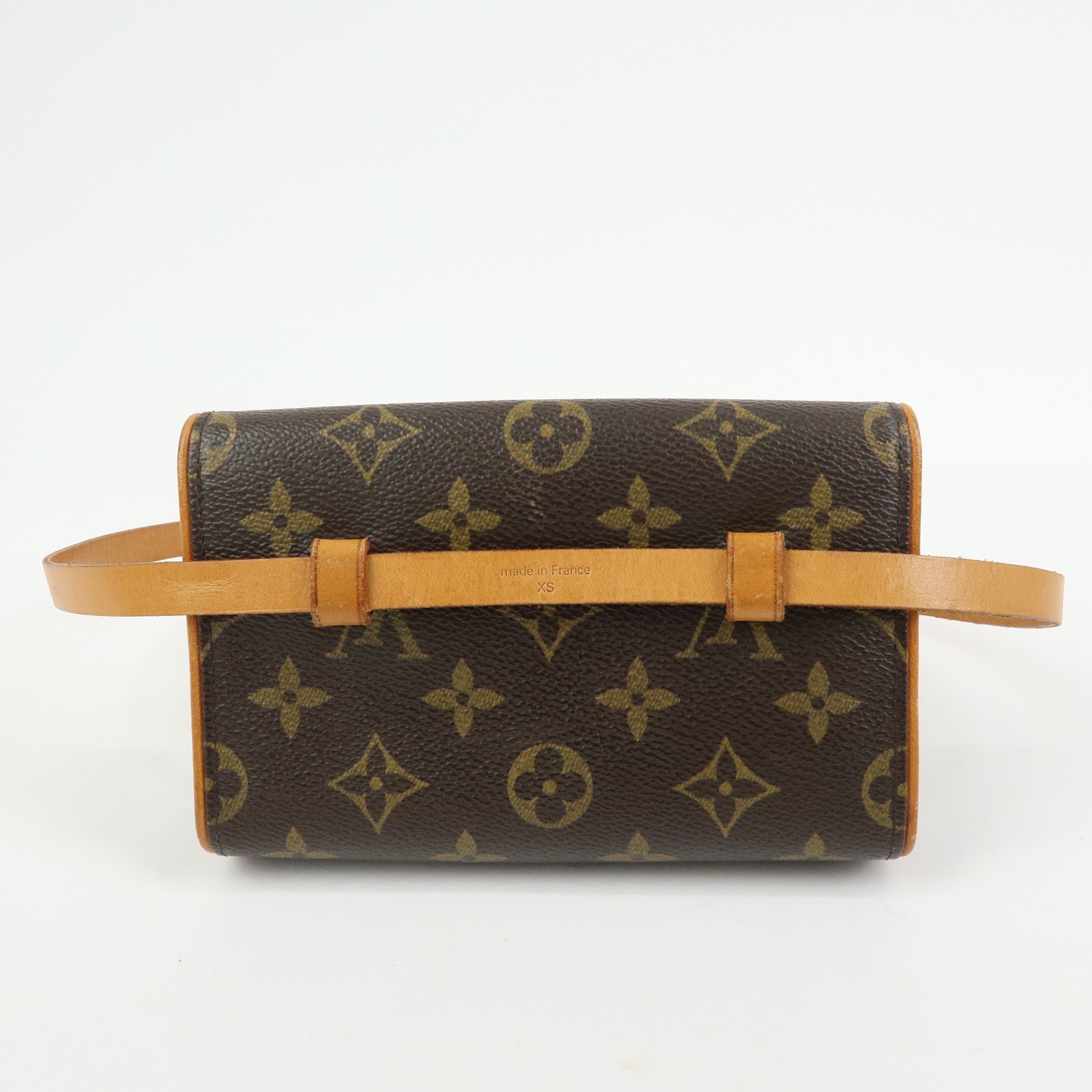 Louis Vuitton Monogram Pochette Florentine XS Waist Bag Belt M51855 Used F/S