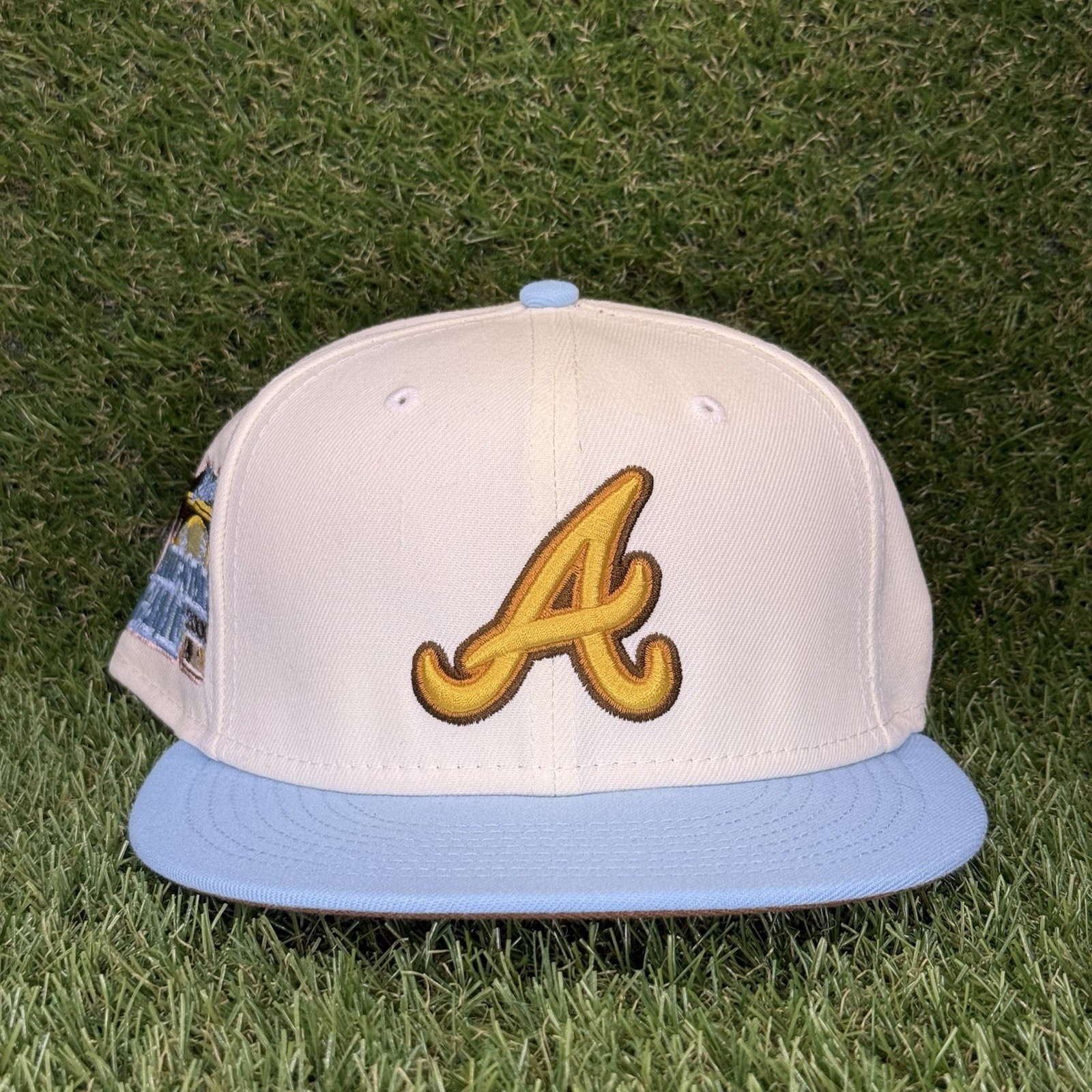 ANIMAL CROSSING HAT CLUB EXCLUSIVE ATLANTA BRAVES 2 TONE 2000 ASG PATCH FITTED