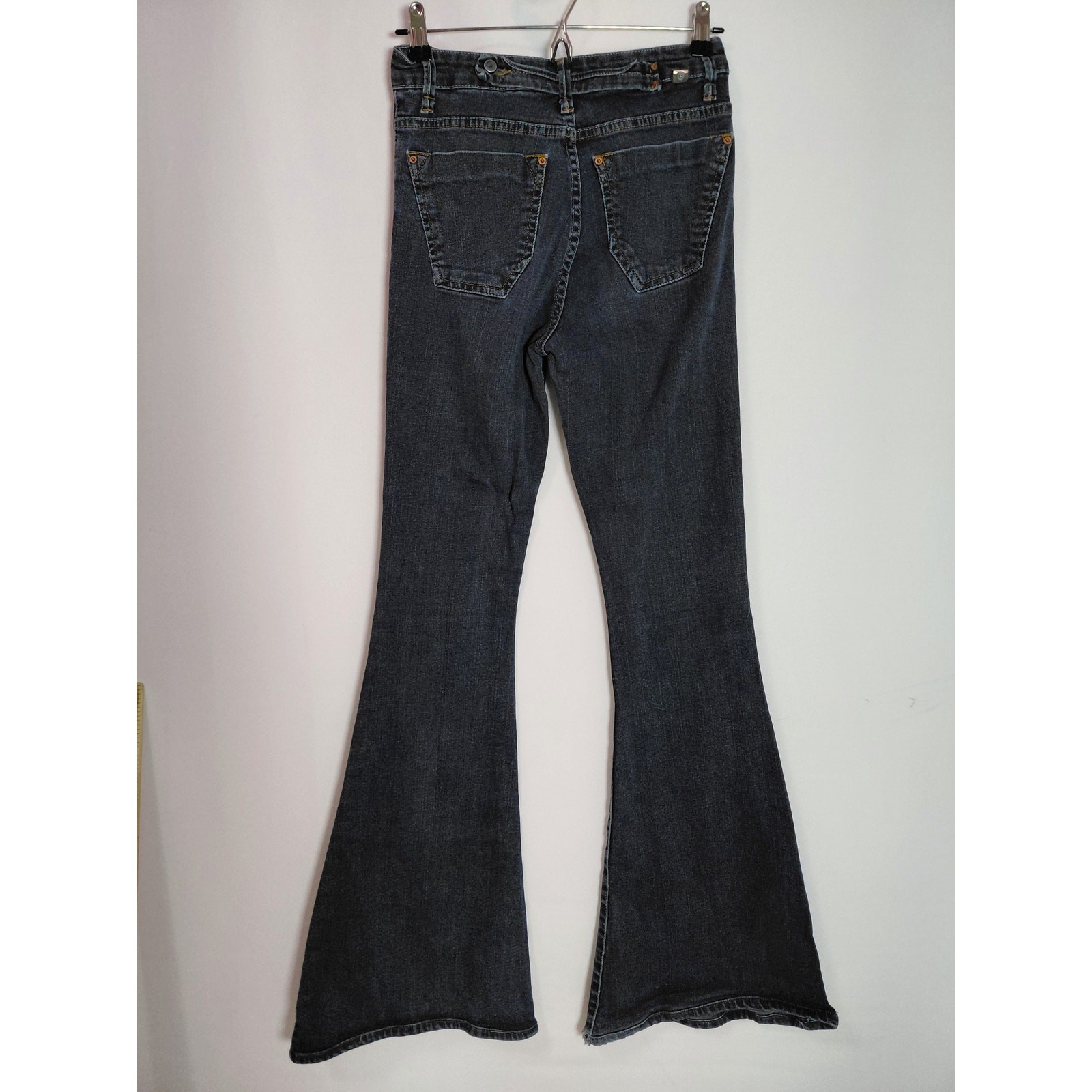 Animale Flare Jeans Dark Wash Mid (10-12 in) Regular Denim Women Size 36