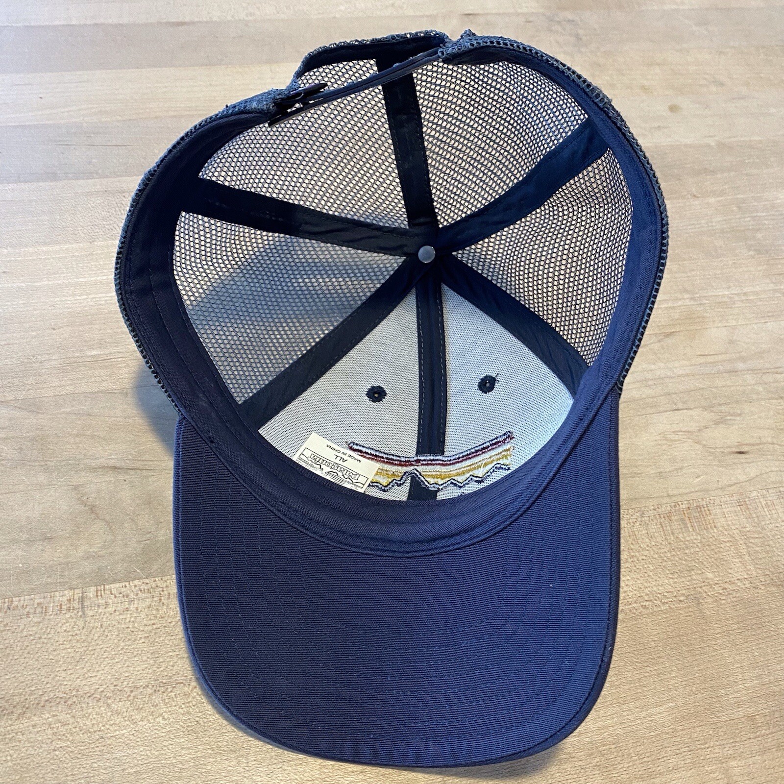 Patagonia Line Logo Lopro Trucker Hat – Mint – Smolder Blue – Fall 2015