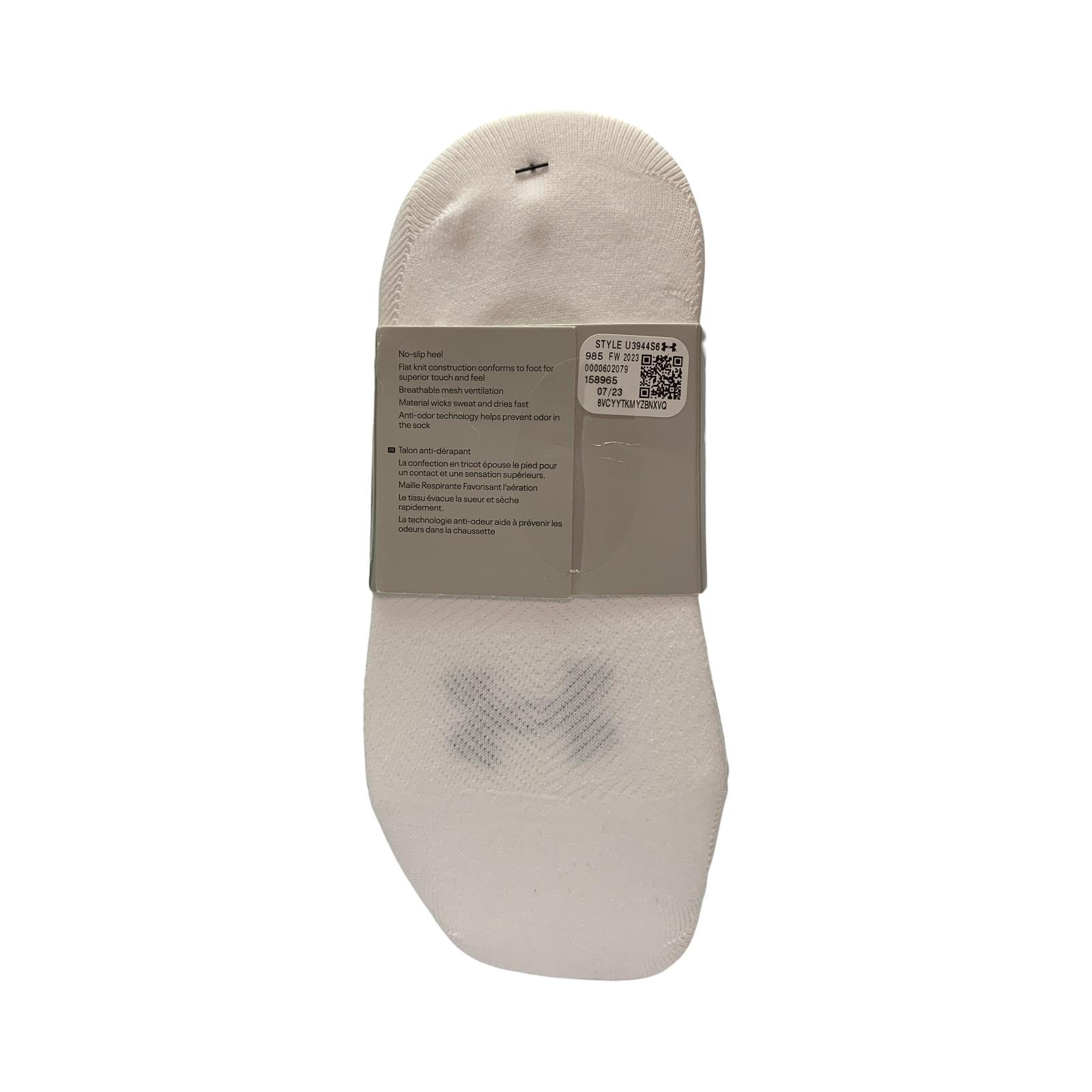 Under Armour Women’s UA Breathable Liner No Slip No Show Socks, 6 Pairs,