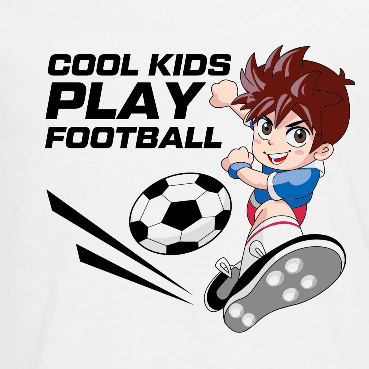 Cool Kids Play Football Kids’ Premium Long Sleeve T-Shirt