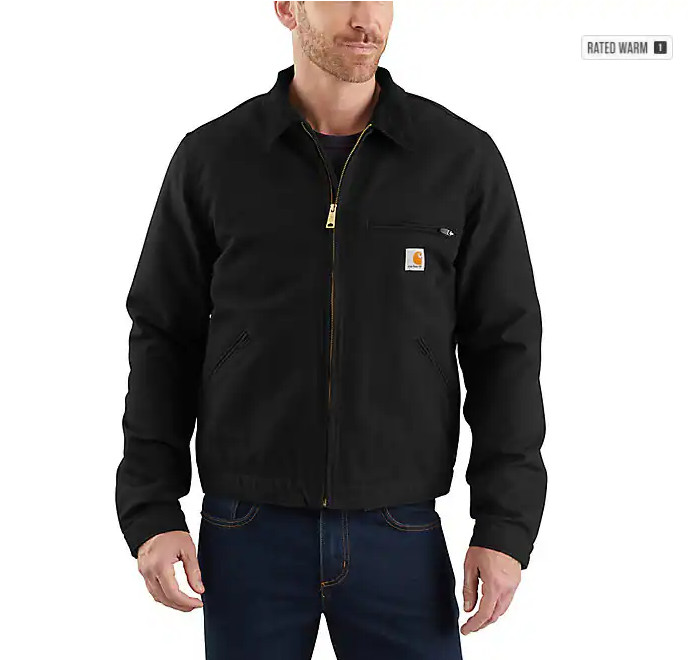 FLASHSALE Carhartt Men’s Iconic J01 Duck Detroit Jacket Regular Fast Ship