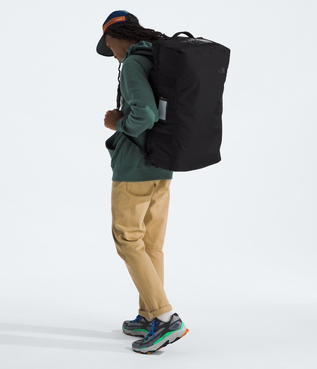 THE NORTH FACE Base Camp Voyager Duffel—62L , Tnf Black/Asphalt