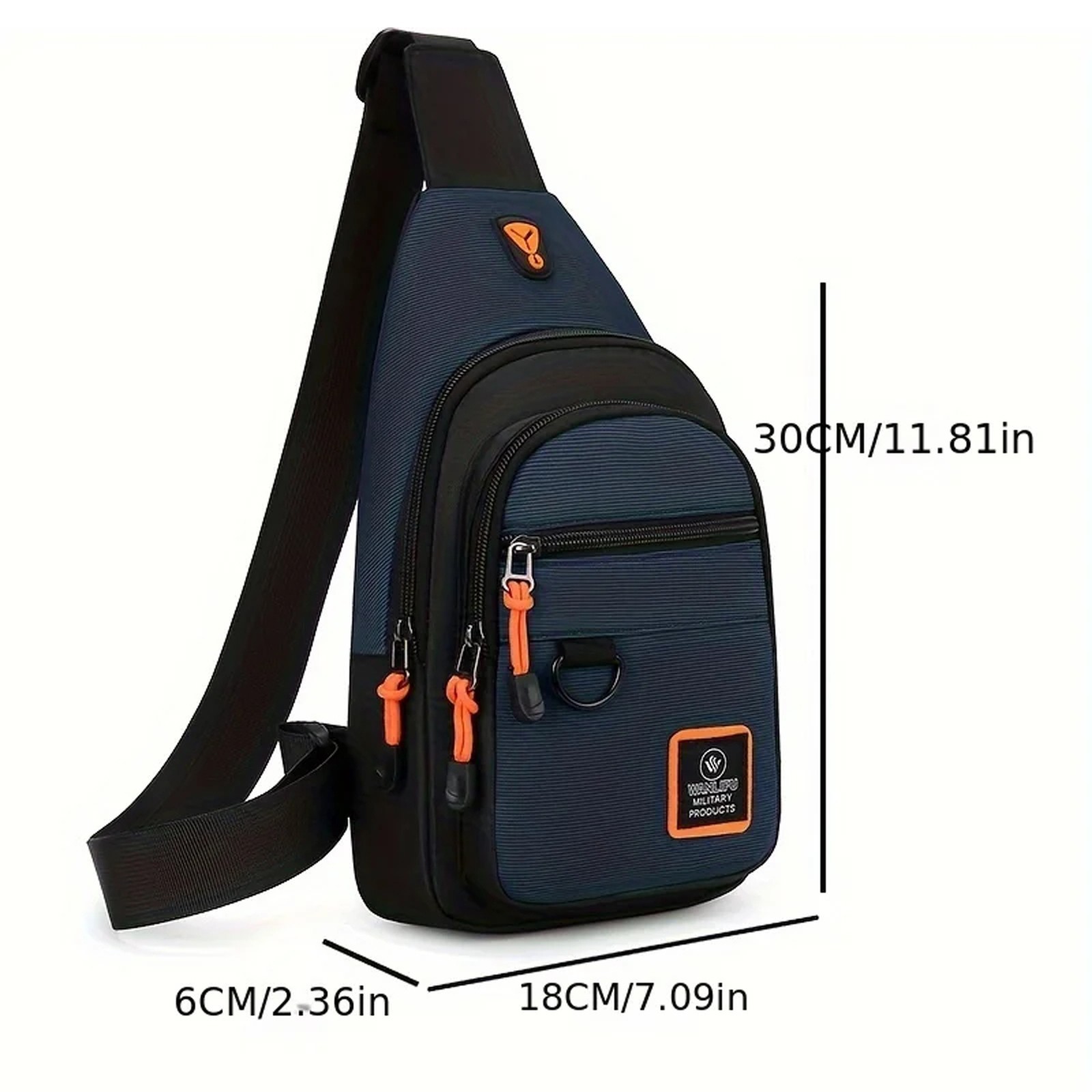 Men’s Waterproof Outdoor Chest Bag – Hiking Sports Crossbody Shoulder Pack