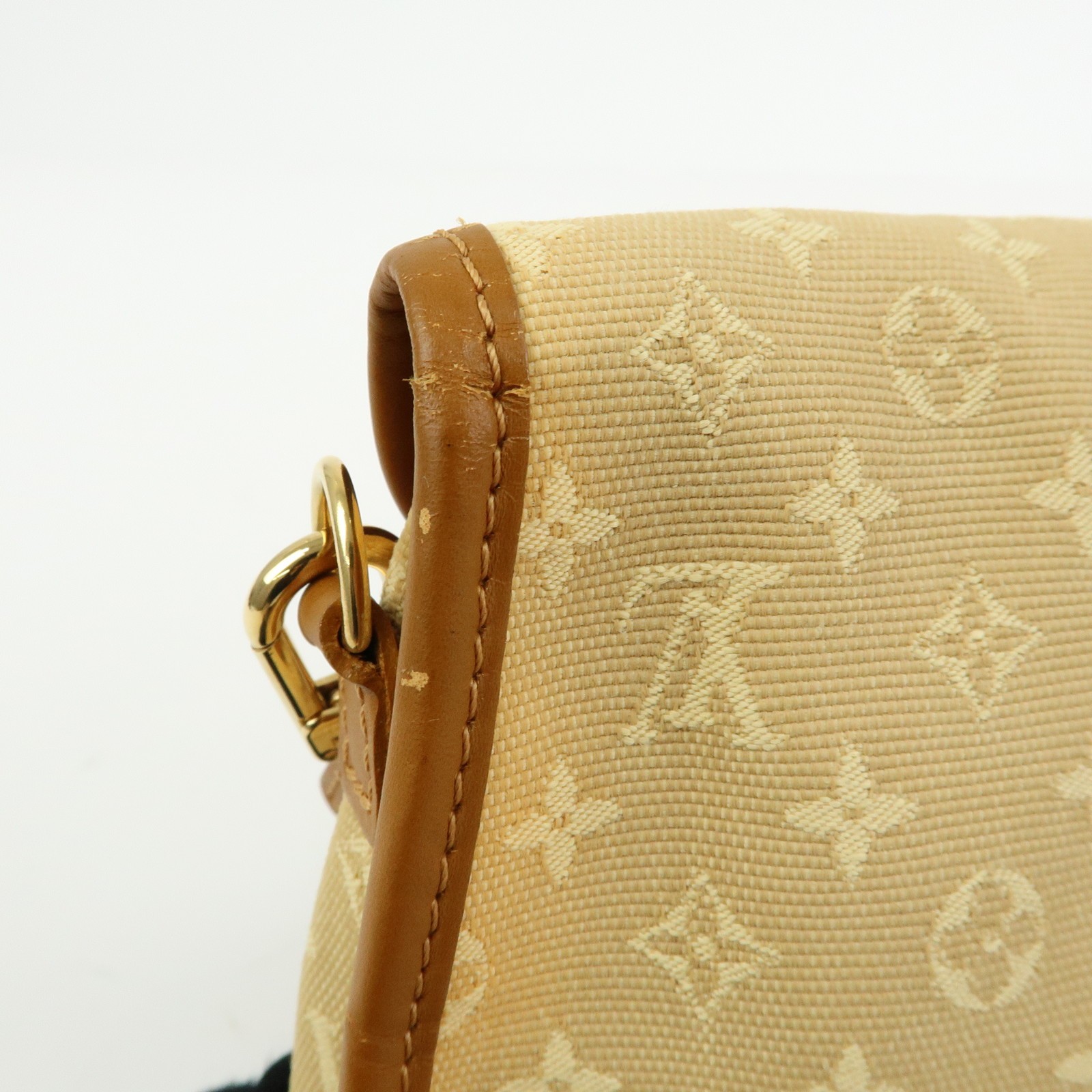 Louis Vuitton Monogram Mini Marjolie Hand Bag Beige M92694 Authentic Used F/S