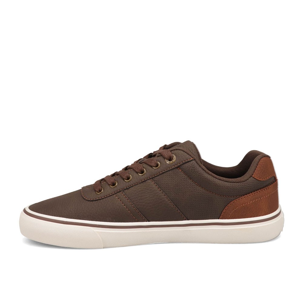 Dockers Mens Hobbs Wax Synthetic Leather Casual Lace-up Sneaker