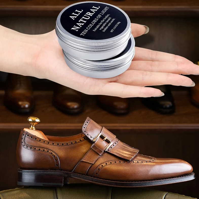 1pc 50g Mink Oil Leather Care Cream – Conditioner & Restorer for Shoes & Bags