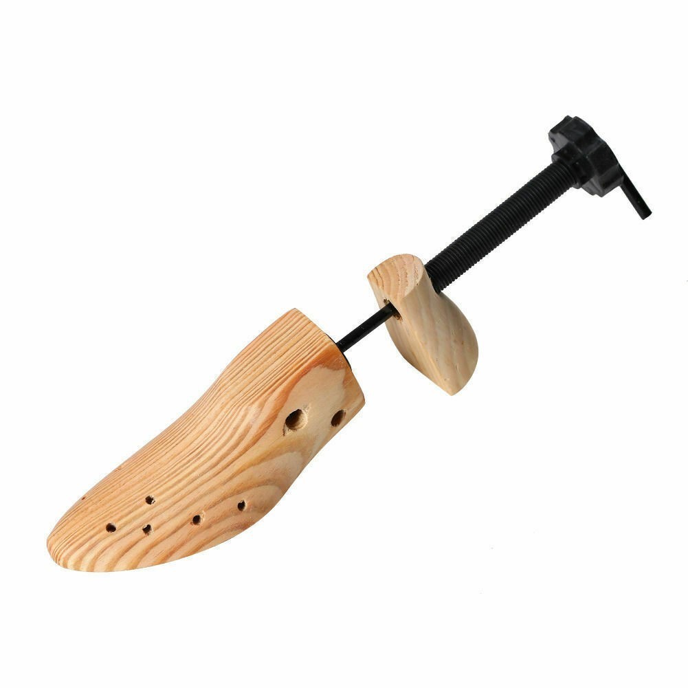 ✅ 2025 One Pair 2-way Wooden Adjustable Shoe Stretcher for Men Women Size 9-13