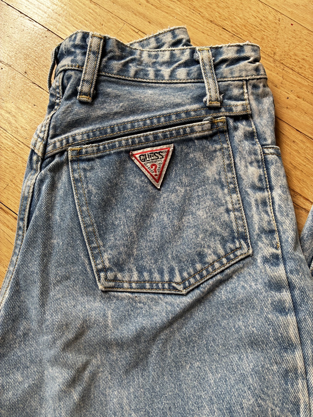 Vintage 80s Georges Marciano for Guess Acid Wash Ankle Style 1050 Sz 31