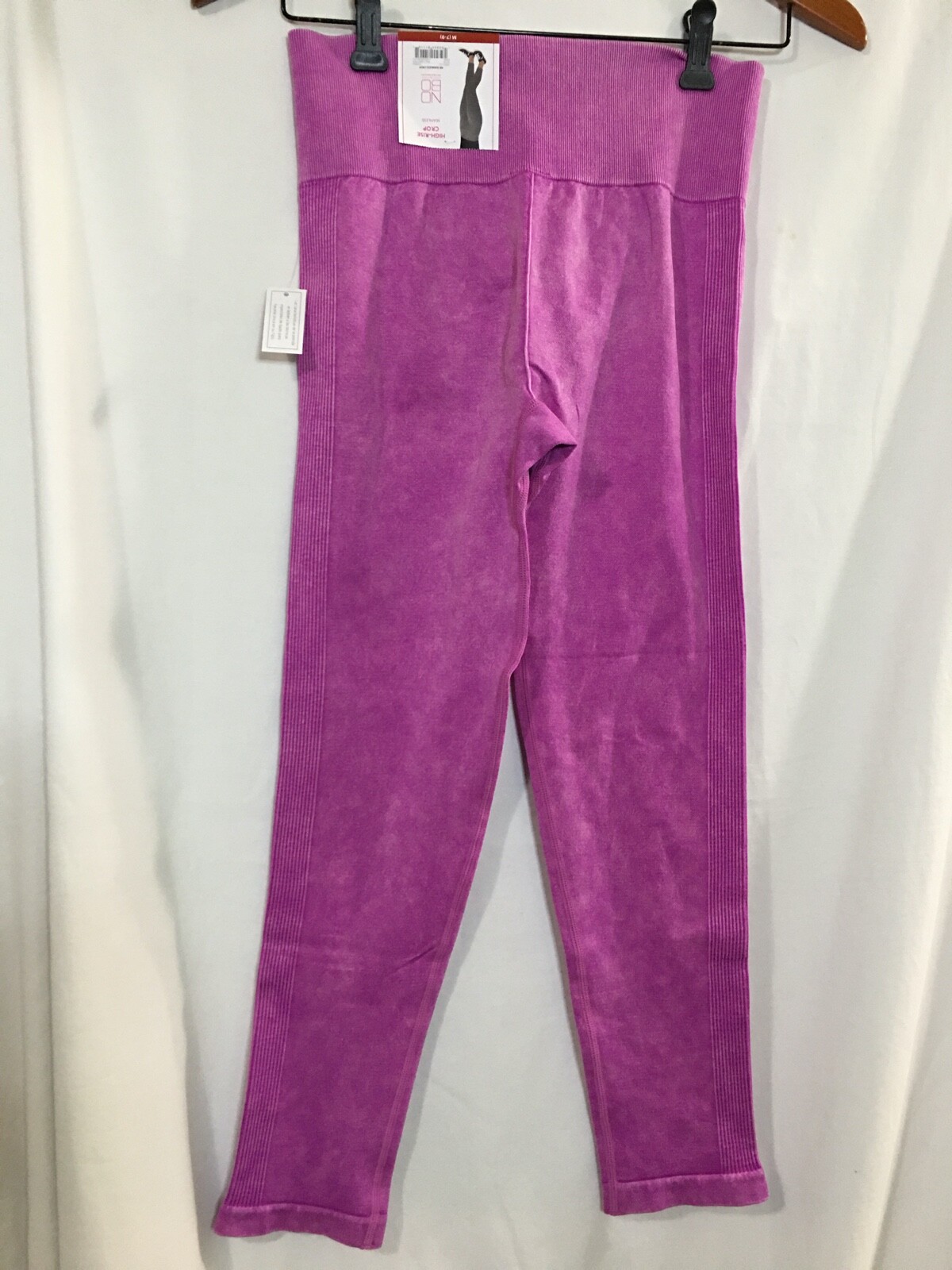 New No Boundaries High Rise Seamless Crop Leggings Women Junior Purple Many size