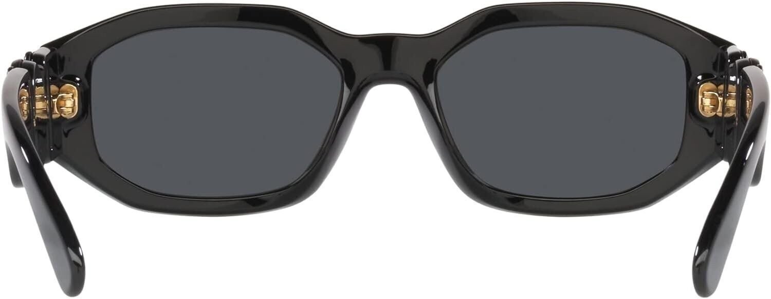 VERSACE VE4361 536087 53mm Black Dark Grey Men’s Sunglasses