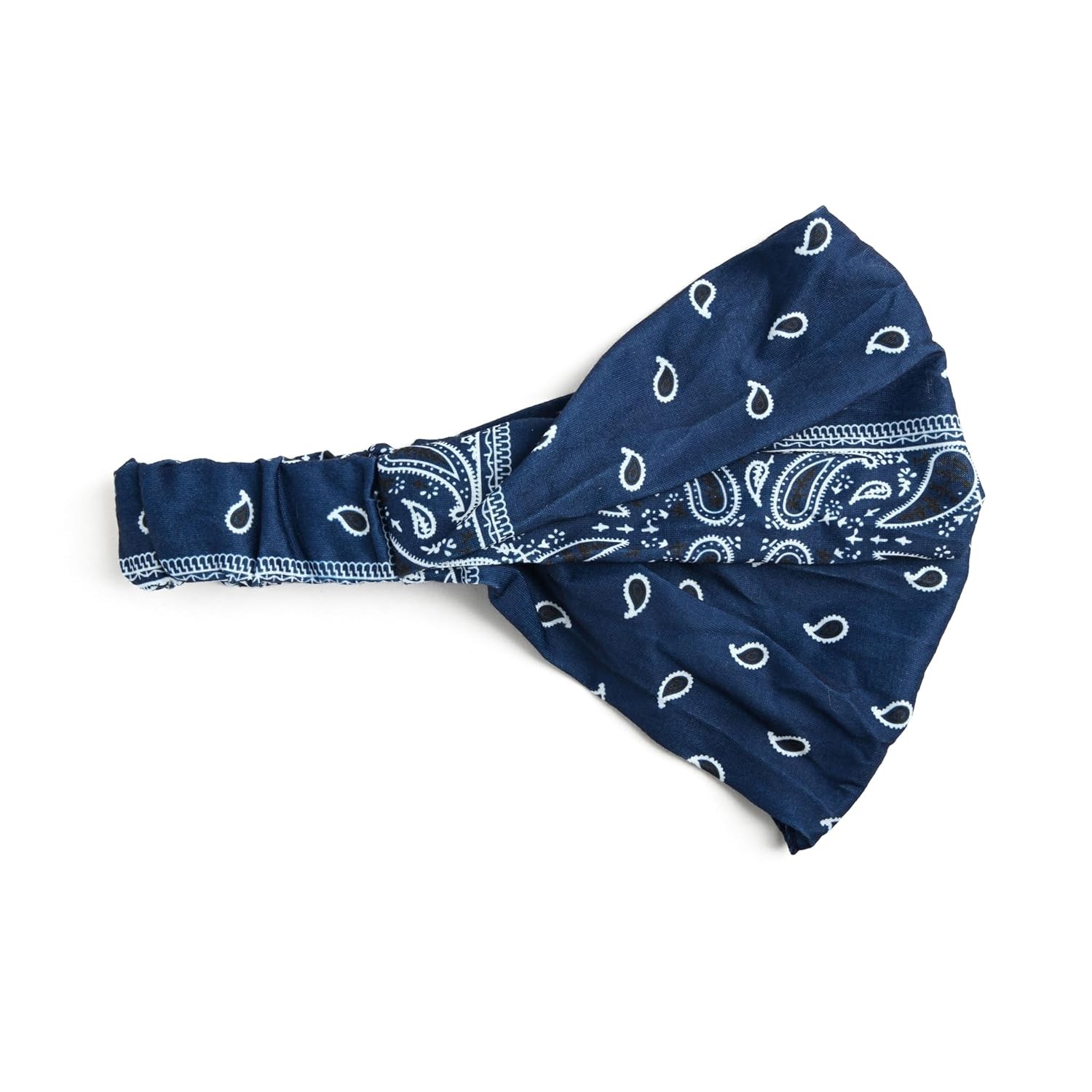 Motique Accessories Wide and Stretchy Cotton Bandana Headwrap, Multiple Colors