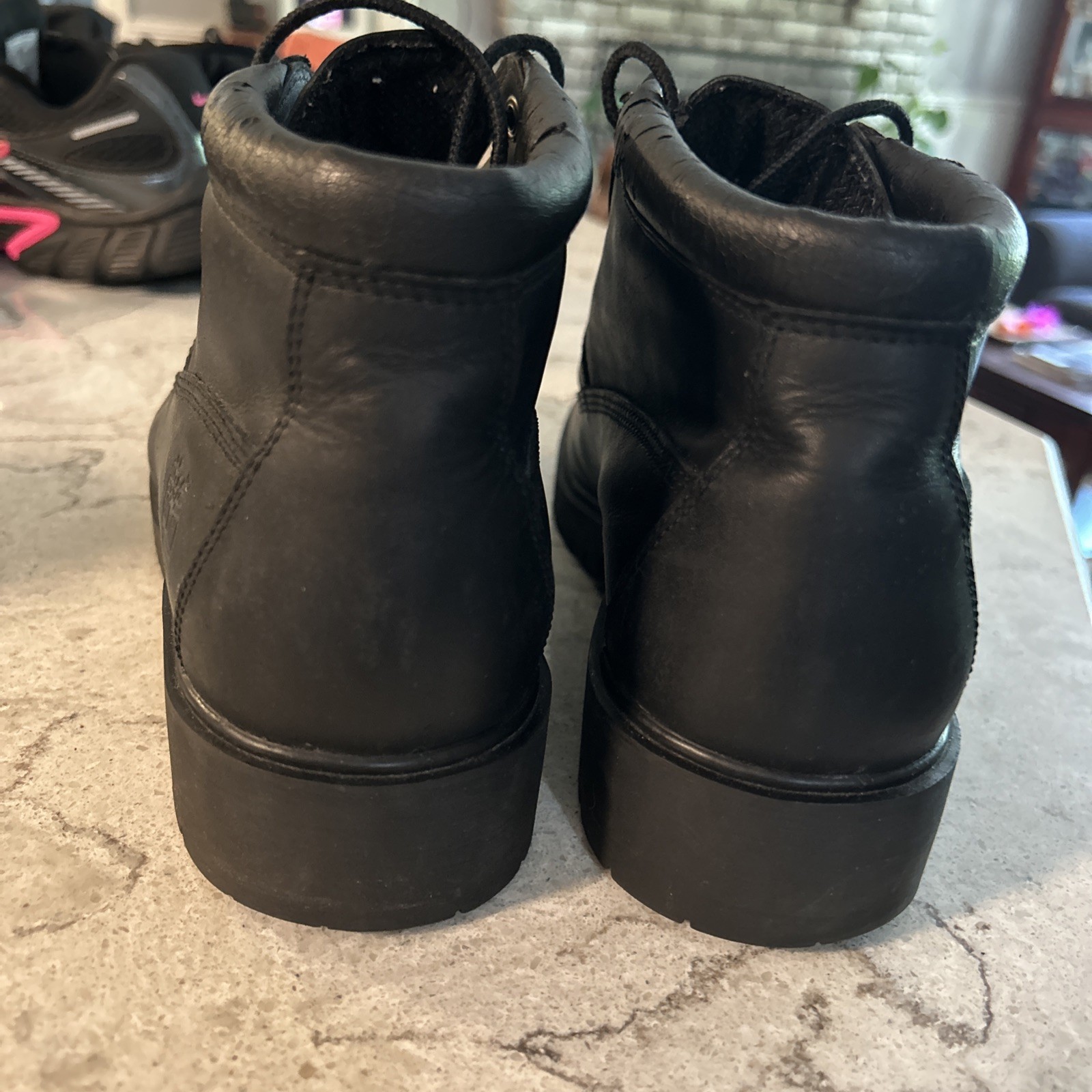 Timberland Premium 6″ Waterproof Women’s Size 10 Black Leather Boots