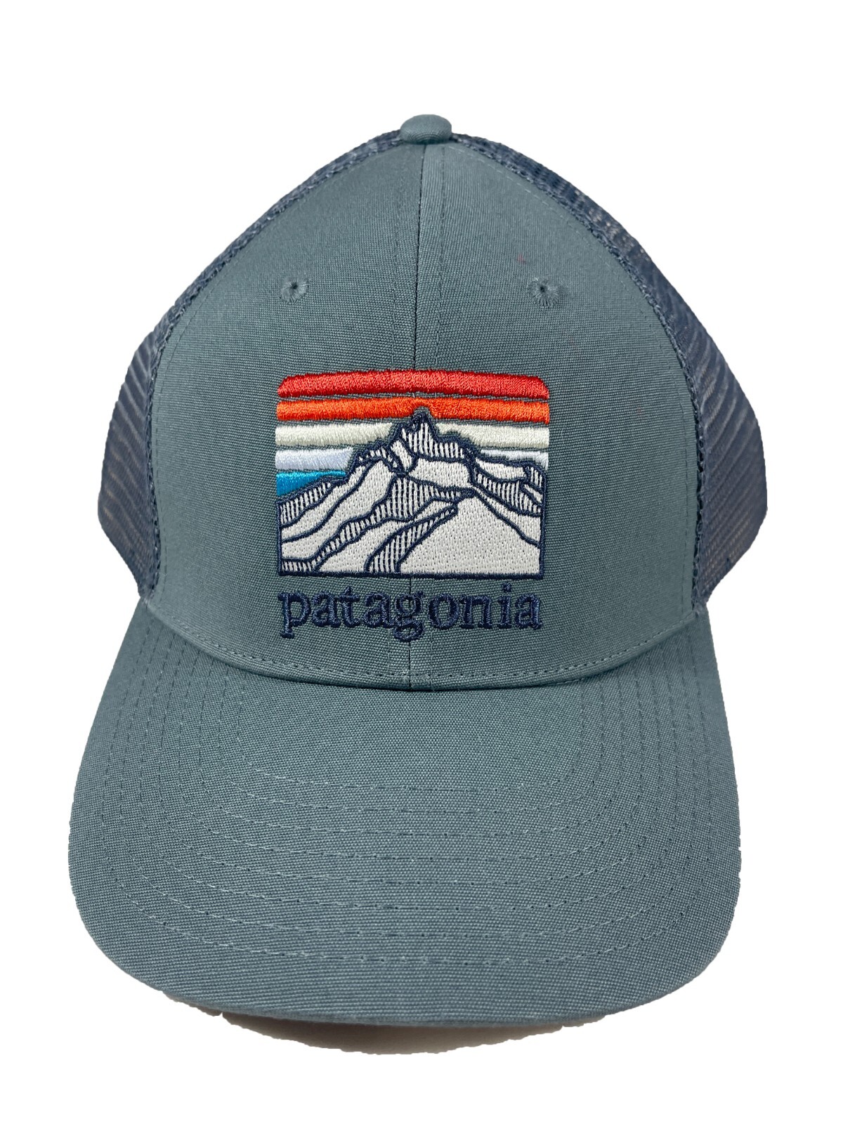 New Men Patagonia Line Logo Ridge Lopro Trucker Hat Cap Headwear Mesh Snapback